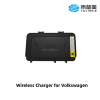 Chargeur de téléphone sans fil homologué Qi, pièces d'origine, 3 bobines fixes pour VW Golf/Jetta/Bora/Passat/Tiguan, compatible avec les smartphones universels