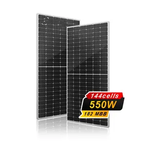 太阳能电池板成本540瓦550瓦太阳能电池板模块光伏销售