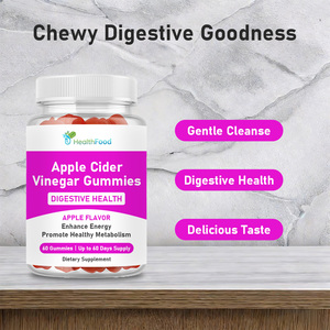 Custom Label ODM Apple Cider Vinegar Gummies Dietary <b>Supplement</b> Promote Health Metabolism and Boost Energy Levels for Adult - Product Image 5