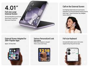 Smartphone pliable Xiao Mi Mix Snapdragon 8 Gen 3 6,86''+4'' double écran 120Hz 50+32MP caméra 5G - Product Image 4