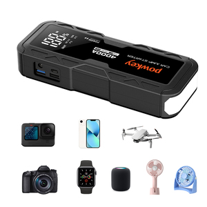 เครื่องช่วยส<span class=keywords><strong>ต</strong></span>าร์ทรถยน<span class=keywords><strong>ต</strong></span>์ 4000A กระแสไฟสูงสุด 24000 มิลลิแอมป์ชั่วโมง สำหรับ<span class=keywords><strong>แบ</strong></span><span class=keywords><strong>ต</strong></span>เตอรี่รถยน<span class=keywords><strong>ต</strong></span>์ <span class=keywords><strong>รถ</strong></span>บรรทุก และรถจักรยานยน<span class=keywords><strong>ต</strong></span>์ที่<span class=keywords><strong>หมด</strong></span>ไฟ - Product Image 2