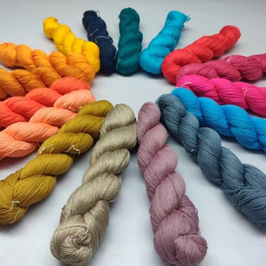 Fil de soie filé de mûrier pur 100% soie pour la couture crochet tricot tissage broderie Ropemaking Production brute Textiles - Product Image 1