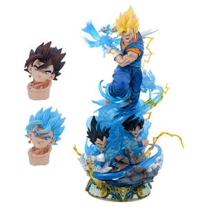 45CM En Gros Dragon Son <span class=keywords><strong>Goku</strong></span> Vegeta Ball DBZ Super Saiyan Japonais Modèle Cadeaux Collection Figurine Jouet PVC Anime Figure - Product Image 3