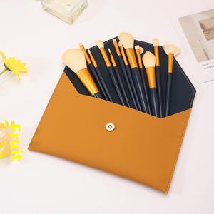 एरेटो 12-टुकड़ा पूर्ण सेट चेहरे के उपकरण सिंथेटिक बालों के लिए सिंथेटिक हेयर मेकअप ब्रश सेट करें आंखों की छाया नाक छाया गाल छिपकर - Product Image 4