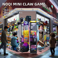 Machine de jeu Noqi Magic Claw Mini Doll Gift avec accepteur de billets, écran couleur multilingue (japonais, anglais), emballage personnalisable