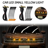 Accessoires de ramassage pour camion, compatible 4x4, feux de course, ambre, lumière LED, DRL, 2 pièces
