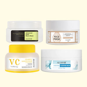 مستحضرات التجميل الكورية منتجات العناية بالبشرة الحلزون فيتامين ج الأرز تبييض حمض الهيالورونيك قناع الوجه النوم الوجه - Product Image 1
