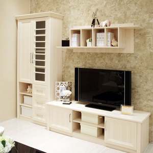 Contemporary Luxury <b>Modern</b> Wooden <b>TV</b> Unit With <b>TV</b> <b>Stand</b> Cabinet - Product Image 6
