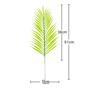 Foglie Decorative all'ingrosso del Cycad della felce artificiale delle foglie di <span class=keywords><strong>palma</strong></span> del Faux - Product Image 3
