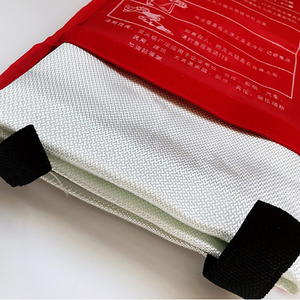 1m x 1m Hoch temperatur Fiberglas Stoff Feuer hemmende Decke für zu Hause Lithium - Product Image 2