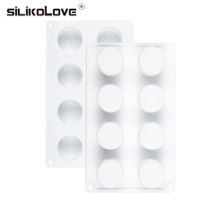 Utensilios caseros para hornear de <span class=keywords><strong>silicona</strong></span> de grado alimenticio, moldes para <span class=keywords><strong>magdalenas</strong></span>, 8 tazas de <span class=keywords><strong>silicona</strong></span>, moldes para <span class=keywords><strong>magdalenas</strong></span> para hornear - Product Image 4