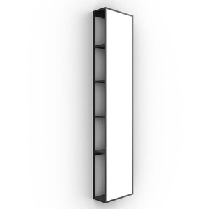 Home Decor Arched Shape Modern Design Wall Mounted Bathroom <strong>Storage</strong> <strong>Mirror</strong> with Shelf - Product Image 3