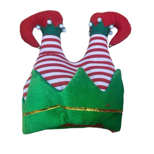 Chapeau d'elfe <span class=keywords><strong>de</strong></span> Noël pour adultes en gros avec clochettes, fournitures <span class=keywords><strong>de</strong></span> fête <span class=keywords><strong>de</strong></span> Noël, décoration <span class=keywords><strong>de</strong></span> Noël originale et <span class=keywords><strong>moche</strong></span>, Halloween - Product Image 2