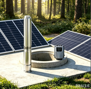 SN High Lift DC110V 1500W Solar Submersible Bore Pump Deep Well Pump with MPPT for Large Agricultural - Product Image 1
