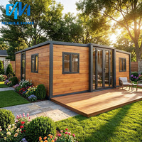 Conteneur extensible complet de 20 pieds 40 pieds Maison préfabriquée Salle de bain Prix Préfabriqué Granny Flat Portable Home Casas Prefabricadas