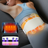 Cinturón masajeador de cintura con calefacción eléctrica ABS escultor Ab tonificante para ejercicio de vientre masajeador de ejercicio abdominal y espalda baja