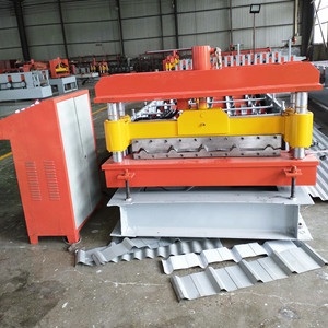 Sóng Roof tấm Máy làm maquina Para hacer teja sàn boong cuộn tạo thành máy - Product Image 3