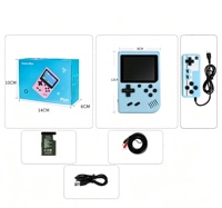 Console de jeu portable miniature personnalisée de 2,4 pouces pour un joueur avec 500 jeux intégrés, produit promotionnel, cadeau