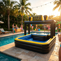 Nouvelle conception de tente de bar gonflable en PVC personnalisée pour piscine extérieure, pour enfants et nouveau-nés, utilisation en extérieur