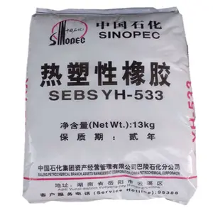 Elastómero termoplástico Sinopec SEBS 533 688 para materiales de calzado