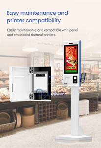 INGSCREEN Store Restaurante Pantalla táctil Pedido Autoservicio Máquina de pedido de comida rápida con lector de tarjetas Impresora NFC/RFIDTicket - Product Image 3