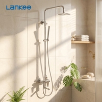 Meubles de salle de bain en acier inoxydable 304, pomme de douche