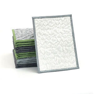 Steel Wire Dishcloth Rectangle Anti-Grease Cleaning Cloth For Pots And Pans Solid Color PPS-01 - Product Image 3
