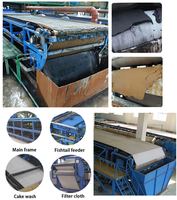 Presse à filtre à bande automatique pour la déshydratation des boues, destinée à la lavage du sable minier et au traitement des eaux usées industrielles, certifiée CE