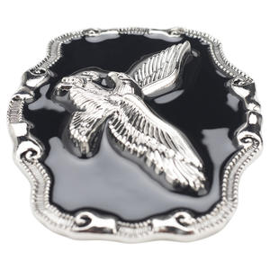 JIAXU Groothandel Op Maat Gemaakt Logo Luxe 3D Paardenriemgesp Vintage Western Cowboy Stijl Hittetransfer Gedrukt Messing Zinklegering - Product Image 5