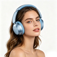 Audífonos de Diseño Exquisito con Acabado Metálico, Cinco Efectos de Sonido Ajustables y Reducción Activa de Ruido