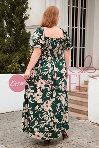 KISS ME angelo plus-size da donna abito casual da vacanza stile bohémien francese elegante abito di media lunghezza - Product Image 6