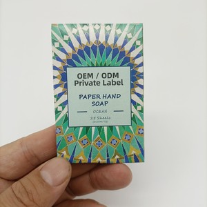 Oem Hand Washing Paper <strong>Soap</strong> with <strong>Flower</strong> Scent Washing Hand Sheet Daily Use - Product Image 4