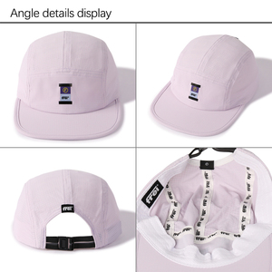 Tùy Chỉnh Nhanh Chóng Làm Khô Trọng Lượng Nhẹ Thoáng Khí Không Thấm Nước 5-Bảng Điều Chỉnh Hat Golf Cắm Trại Chạy Thể Thao Ngoài Trời Hat Nylon Snapback Hat - Product Image 5