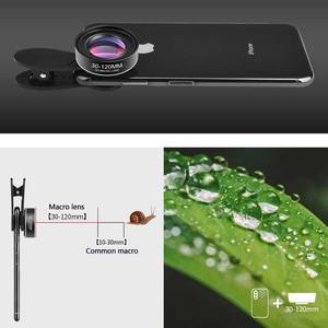 Objectif macro pour smartphone, 30-120 mm, grand angle, <span class=keywords><strong>zoom</strong></span> longue distance pour la photographie de cils, compatible iPhone et téléphones mobiles Sigma - Product Image 5