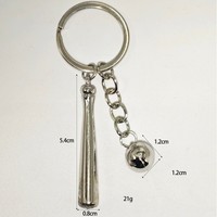 Porte-clés style sportif, figurine mascotte ballon, breloque de sac, pendentif, cadeau souvenir pour les fans et les joueurs de sport