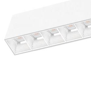 รุ่นขายดี ติดตั้งง่าย ไฟติดรางแบบเส้นตรง พร้อมฝาครอบสะท้อนแสง - Product Image 3