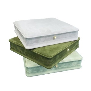 Caja de Joyería de Terciopelo Personalizada con Hebilla de Perlas para Colección de Joyas, Anillos, Collares, Pendientes, Pulseras y Collares de Perlas, Caja de Regalo - Product Image 5