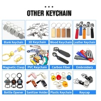 Porte-clés personnalisé en cuir PU avec logo, support de clés de voiture, cadeau promotionnel d'entreprise, souvenir, breloque de sac, accessoire de marquage