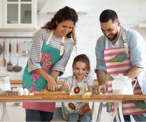 Tùy Chỉnh Ice Cream Pattern In Kỹ Thuật Số Thân Thiện Với Môi Bông Linen Bếp Tạp Dề - Product Image 3