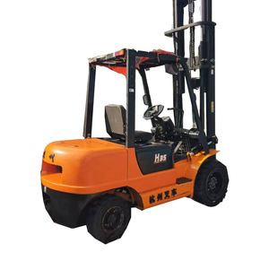 Second-hand Diesel Forklift Hangzhou H35 Chinese Brand 3.5Ton Retail Use Excellent Performance Hot Selling Low Price Used - Product Image 1