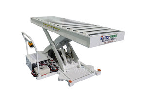 <strong>Electric</strong> Portable <strong>Hydraulic</strong> Lift Table 1000kg Roller Table Lift Platform <strong>Lifter</strong> - Product Image 4