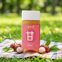 Miel de litchi naturel, miel premium au goût de fruits frais pour la maison et la préparation de boissons