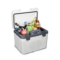 Réfrigérateur de voiture portable pas cher 12-36V AC 220V, refroidisseur/chauffe-eau thermoélectrique en plastique 7-8 litres