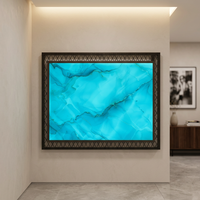Placa de Guía de Luz LED Acrílica Cuadrada con Patrones de Mármol y Grietas de Hielo Personalizables