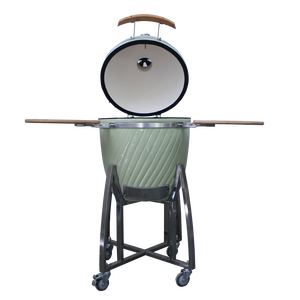 Parrilla Kamado de cerámica portátil de 20 pulgadas, de Metal ahumador, barbacoa de carbón, Parrilla De carbono, <span class=keywords><strong>Asador</strong></span> De cocina De carbono para uso en <span class=keywords><strong>el</strong></span> jardín - Product Image 2