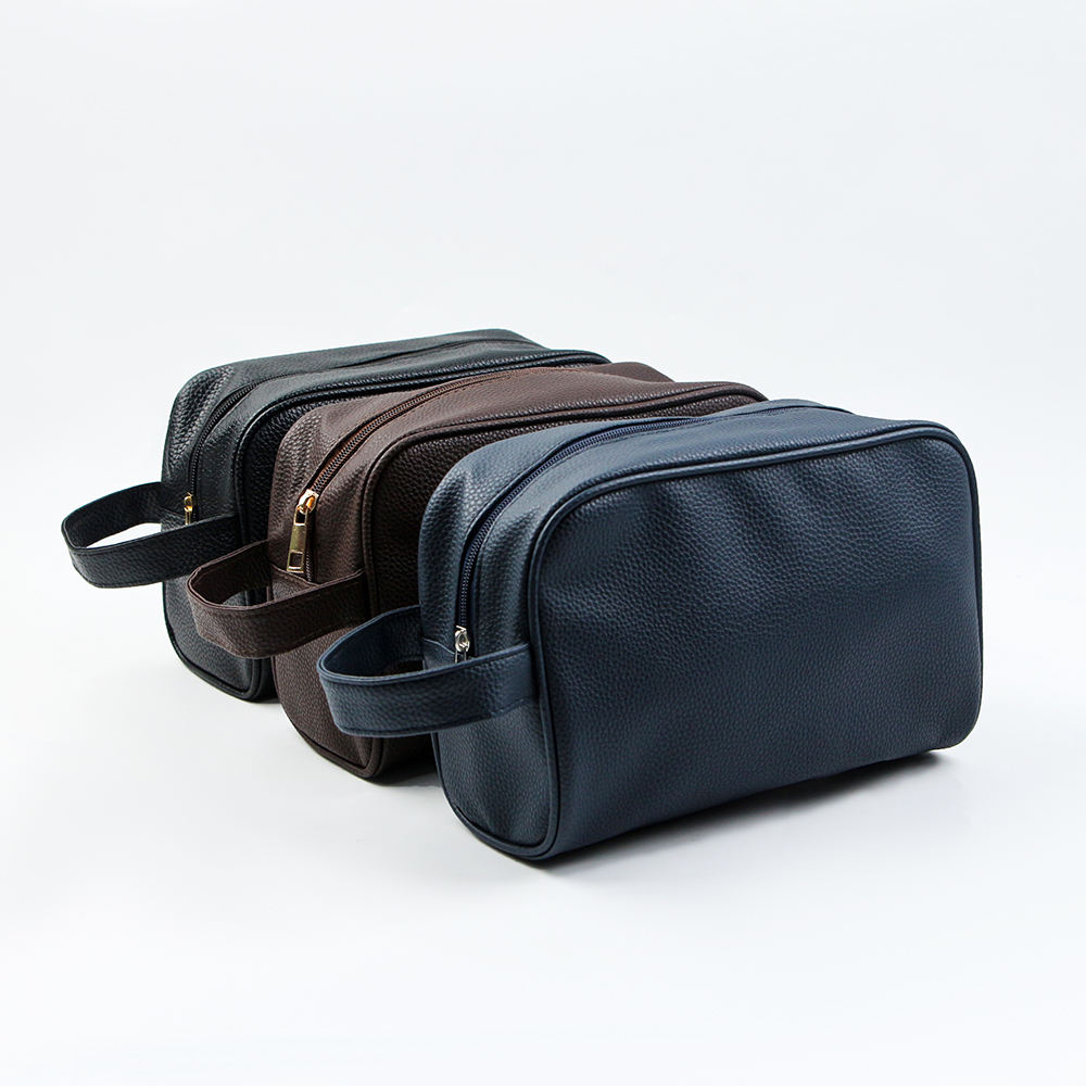 toiletry bag for men crocodile leather