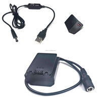 FZ100 Dummy Batterie + USB Adaptateur De Charge Câble pour Sony Alpha 7 9 II A6600 A7 III A7R III IV ILCE-7M3K 7RM4 7RM3 9M2 A9 II