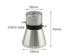 25KHZ 60W Best Price Ceramic Cleaning Ultrasonic Piezoelectric Transducer For Ultrasonic Cleaner