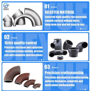 ASME B16.9 B16.28 High Pressure Industrial <strong>Pipe</strong> <strong>Fittings</strong> 45 90 180 Degree Black Seamless Carbon Steel Elbow Butt <strong>Welded</strong> - Product Image 4