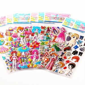 Haute qualité mode 3D enfants dessin animé bulle <span class=keywords><strong>dinosaure</strong></span> maternelle éducation précoce mignon drôle bricolage autocollants - Product Image 4